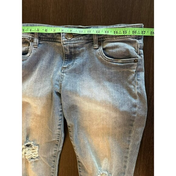 Kut From The Kloth Adele Slouchy Boyfriend Distressed Light Wash Ankle Jeans Siz - Picture 6 of 12